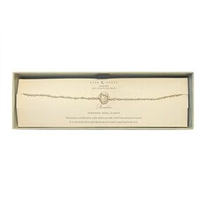 NWT Luna Norte Gold Moonstone Anklet in Box